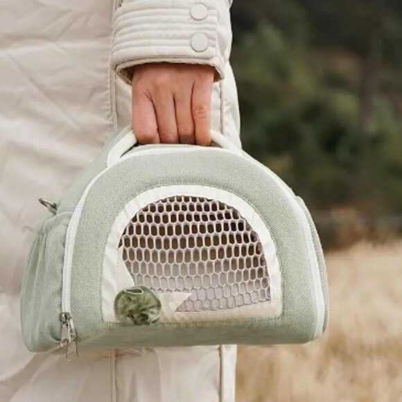 Adorable Pink Extra Small Pet Travel Carrier - Picture 2 of 5